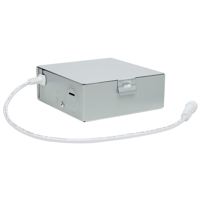 Remote Driver LED Downlight Satco S11564 9 Watt - LED Direct Wire - Low Profile Regress Baffle Downlight - 4 Inch Round - Starfish IOT - Tunable White and RGB - 120 Volt - 90 CRI - White Finish Satco