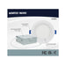 Remote Driver LED Downlight Satco S11564 9 Watt - LED Direct Wire - Low Profile Regress Baffle Downlight - 4 Inch Round - Starfish IOT - Tunable White and RGB - 120 Volt - 90 CRI - White Finish Satco
