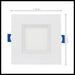 Remote Driver LED Downlight Satco S11565 9 Watt - LED Direct Wire - Low Profile Regress Baffle Downlight - 4 Inch Square - Starfish IOT - Tunable White and RGB - 120 Volt - 90 CRI - White Finish Satco