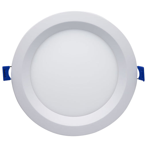 Remote Driver LED Downlight Satco S11566 12 Watt - LED Direct Wire - Low Profile Regress Baffle Downlight - 6 Inch Round - Starfish IOT - Tunable White and RGB - 120 Volt - 90 CRI - White Finish Satco