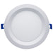 Remote Driver LED Downlight Satco S11566 12 Watt - LED Direct Wire - Low Profile Regress Baffle Downlight - 6 Inch Round - Starfish IOT - Tunable White and RGB - 120 Volt - 90 CRI - White Finish Satco