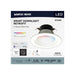 Downlight Retrofit Satco S11568 10.5 Watt - LED Retrofit Downlight - 4 Inch Round - Starfish IOT - RGB & Tunable White - 120 Volt - 90 CRI - White Finish Satco