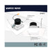 Downlight Retrofit Satco S11571 13 Watt - LED Retrofit Downlight - 5-6 Inch Square - Starfish IOT - RGB & Tunable White - 120 Volt - 90 CRI - White Finish Satco