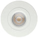 Remote Driver LED Downlight Satco S11618R1 12 Watt LED Direct Wire Downlight - Gimbaled - 4 Inch - CCT Selectable - Round - Remote Driver - White Finish - 850 Lumens - 120 Volt Satco