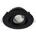 Remote Driver LED Downlight Satco S11619R1 12 Watt LED Direct Wire Downlight - Gimbaled - 4 Inch - CCT Selectable - Round - Remote Driver - Black Finish - 850 Lumens - 120 Volt Satco