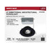 Remote Driver LED Downlight Satco S11619R1 12 Watt LED Direct Wire Downlight - Gimbaled - 4 Inch - CCT Selectable - Round - Remote Driver - Black Finish - 850 Lumens - 120 Volt Satco