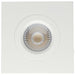 Remote Driver LED Downlight Satco S11621R1 12 Watt LED Direct Wire Downlight - Gimbaled - 4 Inch - CCT Selectable - Square - Remote Driver - White Finish - 850 Lumens - 120 Volt Satco