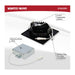 Remote Driver LED Downlight Satco S11622R1 12 Watt LED Direct Wire Downlight - Gimbaled - 4 Inch - CCT Selectable - Square - Remote Driver - Black Finish - 850 Lumens - 120 Volt Satco