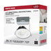 Remote Driver LED Downlight Satco S11624R1 12 Watt LED Direct Wire Downlight - Gimbaled - 3.5 Inch - CCT Selectable - Round - Remote Driver - White Finish - 840 Lumens - 120 Volt Satco