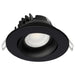 Remote Driver LED Downlight Satco S11625R1 12 Watt LED Direct Wire Downlight - Gimbaled - 3.5 Inch - CCT Selectable - Round - Remote Driver - Black Finish - 840 Lumens - 120 Volt Satco