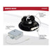 Remote Driver LED Downlight Satco S11625R1 12 Watt LED Direct Wire Downlight - Gimbaled - 3.5 Inch - CCT Selectable - Round - Remote Driver - Black Finish - 840 Lumens - 120 Volt Satco