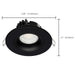 Remote Driver LED Downlight Satco S11625R1 12 Watt LED Direct Wire Downlight - Gimbaled - 3.5 Inch - CCT Selectable - Round - Remote Driver - Black Finish - 840 Lumens - 120 Volt Satco