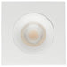 Remote Driver LED Downlight Satco S11627R1 12 Watt LED Direct Wire Downlight - Gimbaled - 3.5 Inch - CCT Selectable - Square - Remote Driver - White Finish - 840 Lumens - 120 Volt Satco