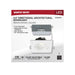 Remote Driver LED Downlight Satco S11627R1 12 Watt LED Direct Wire Downlight - Gimbaled - 3.5 Inch - CCT Selectable - Square - Remote Driver - White Finish - 840 Lumens - 120 Volt Satco