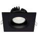 Remote Driver LED Downlight Satco S11628R1 12 Watt LED Direct Wire Downlight - Gimbaled - 3.5 Inch - CCT Selectable - Square - Remote Driver - Black Finish - 840 Lumens - 120 Volt Satco