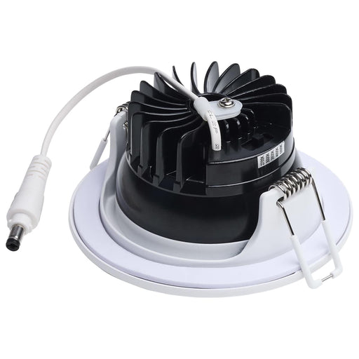Remote Driver LED Downlight Satco S11630R1 10 Watt LED Direct Wire Downlight - Remote Driver - CCT Selectable - Dimmable - Round - White Finish Satco