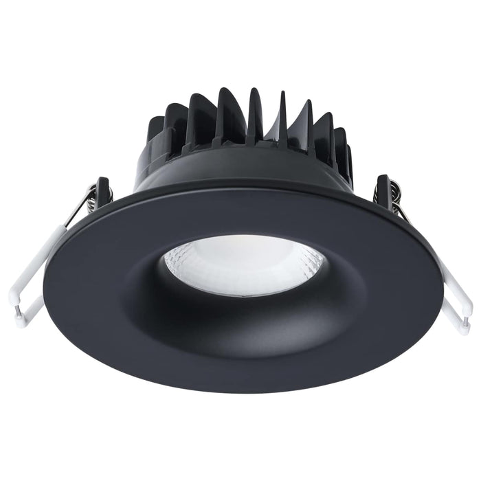 Remote Driver LED Downlight Satco S11631R1 10 Watt LED Direct Wire Downlight - Remote Driver - CCT Selectable - Dimmable - Round - Black Finish Satco