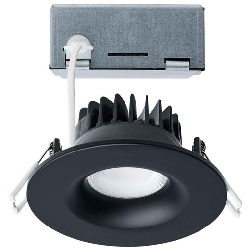 Remote Driver LED Downlight Satco S11631R1 10 Watt LED Direct Wire Downlight - Remote Driver - CCT Selectable - Dimmable - Round - Black Finish Satco