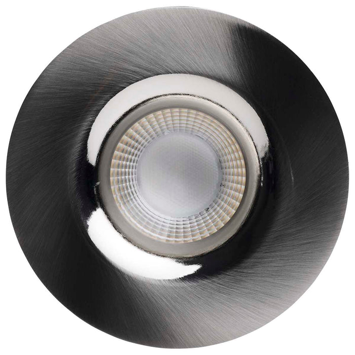 Remote Driver LED Downlight Satco S11632R1 10 Watt LED Direct Wire Downlight - Remote Driver - CCT Selectable - Dimmable - Round - Brushed Nickel Finish Satco