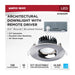 Remote Driver LED Downlight Satco S11632R1 10 Watt LED Direct Wire Downlight - Remote Driver - CCT Selectable - Dimmable - Round - Brushed Nickel Finish Satco