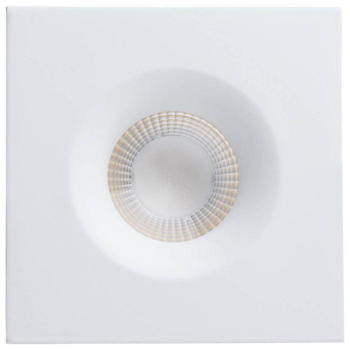 Remote Driver LED Downlight Satco S11633R1 10 Watt LED Direct Wire Downlight - Remote Driver - CCT Selectable - Dimmable - Square - White Finish Satco