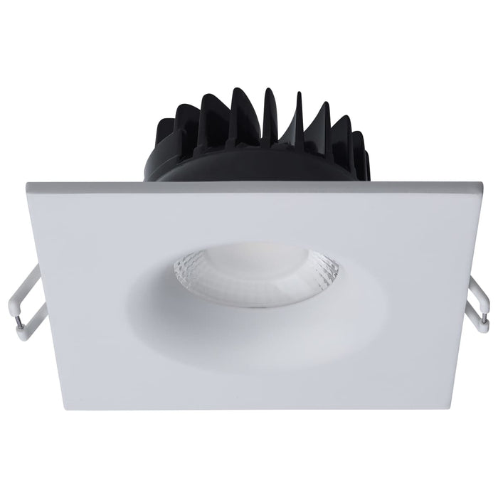 Remote Driver LED Downlight Satco S11633R1 10 Watt LED Direct Wire Downlight - Remote Driver - CCT Selectable - Dimmable - Square - White Finish Satco
