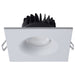 Remote Driver LED Downlight Satco S11633R1 10 Watt LED Direct Wire Downlight - Remote Driver - CCT Selectable - Dimmable - Square - White Finish Satco