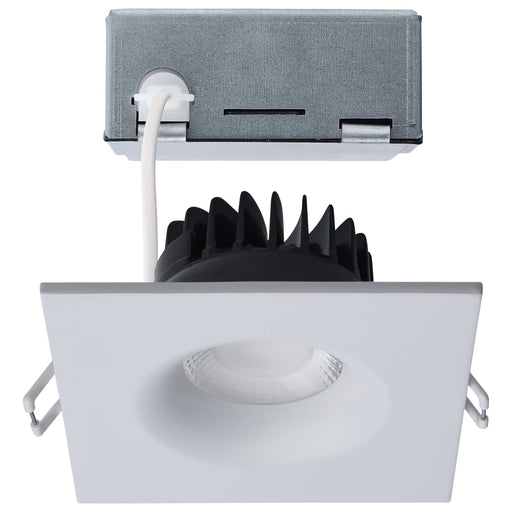 Remote Driver LED Downlight Satco S11633R1 10 Watt LED Direct Wire Downlight - Remote Driver - CCT Selectable - Dimmable - Square - White Finish Satco