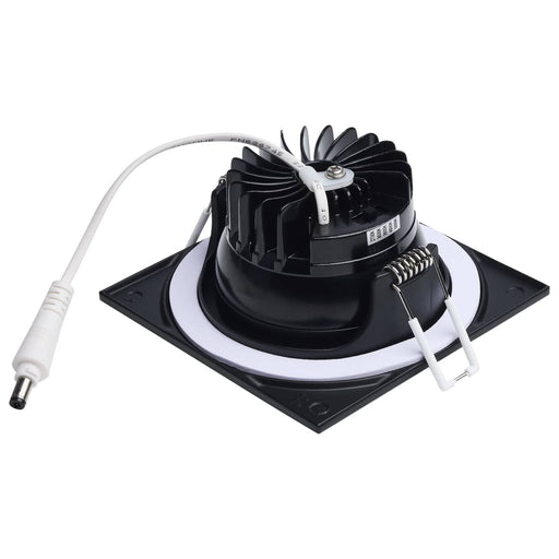 Remote Driver LED Downlight Satco S11634R1 10 Watt LED Direct Wire Downlight - Remote Driver - CCT Selectable - Dimmable - Square - Black Finish Satco