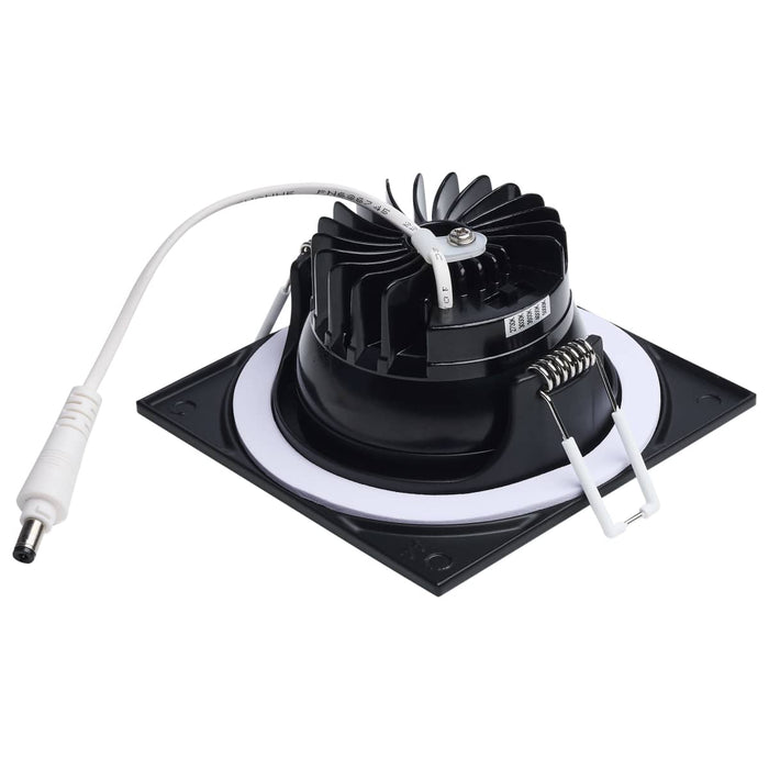 Remote Driver LED Downlight Satco S11634R1 10 Watt LED Direct Wire Downlight - Remote Driver - CCT Selectable - Dimmable - Square - Black Finish Satco