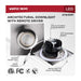 Remote Driver LED Downlight Satco S11635R1 10 Watt LED Direct Wire Downlight - Remote Driver - CCT Selectable - Dimmable - Square - Brushed Nickel Finish Satco