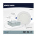 Downlight Satco S11637 Starfish - 11 Watt LED Direct Wire Downlight - 6-Inch - Remote Driver - RGBTW - Round - White Finish Satco