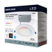 Downlight Satco S11637 Starfish - 11 Watt LED Direct Wire Downlight - 6-Inch - Remote Driver - RGBTW - Round - White Finish Satco