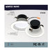 Downlight Satco S11638 Starfish - 8 Watt LED Retrofit Downlight - 4 Inch - RGBTW - Round - White Finish Satco