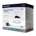 Downlight Satco S11639 Starfish - 11 Watt LED Retrofit Downlight - 5-6 Inch - RGBTW - Round - White Finish Satco