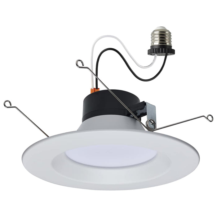 Downlight Satco S11639 Starfish - 11 Watt LED Retrofit Downlight - 5-6 Inch - RGBTW - Round - White Finish Satco