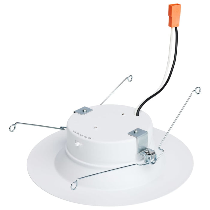 Downlight Retrofit Satco S11646 12.5 Watt LED High Lumen Downlight Retrofit - 5-6 Inch - 27K/30K/35K/40K/50K CCT Selectable - 120 Volts - Dimmable - White Finish Satco