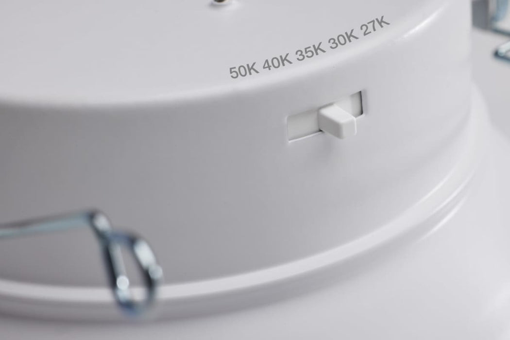 Downlight Retrofit Satco S11646 12.5 Watt LED High Lumen Downlight Retrofit - 5-6 Inch - 27K/30K/35K/40K/50K CCT Selectable - 120 Volts - Dimmable - White Finish Satco