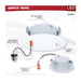 Downlight Retrofit Satco S11647 10 Watt LED High Output Downlight Retrofit - 4 Inch - 27K/30K/35K/40K/50K CCT Selectable - Round - White Finish Satco