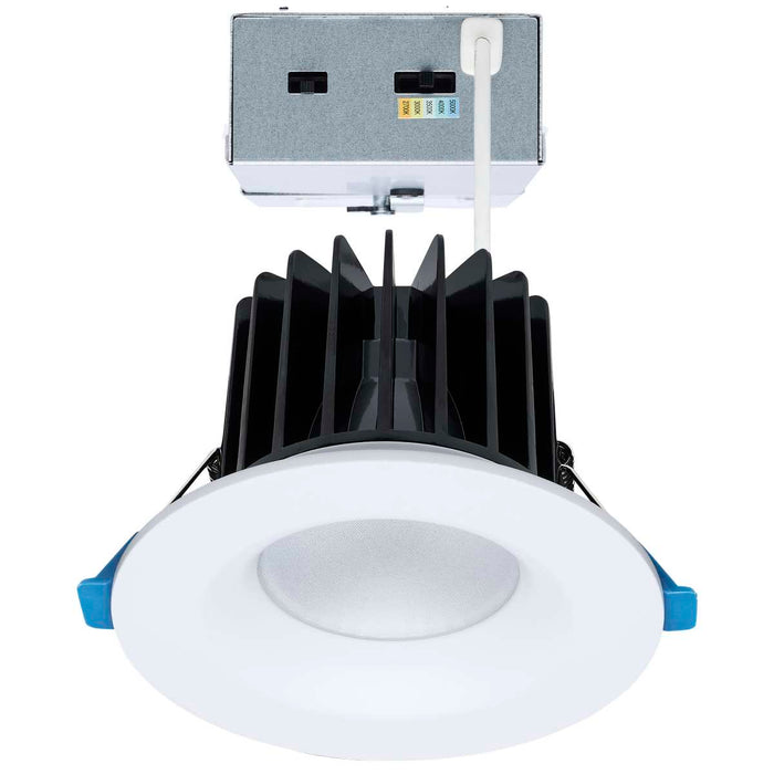 Remote Driver LED Downlight Satco S11670 16/20/24 Watt LED Remote Driver Downlight - 27K/30K/35K/40K/50K CCT - Field Selectable - Round - White Finish - Dual Dimming - 120-277 Volt Satco