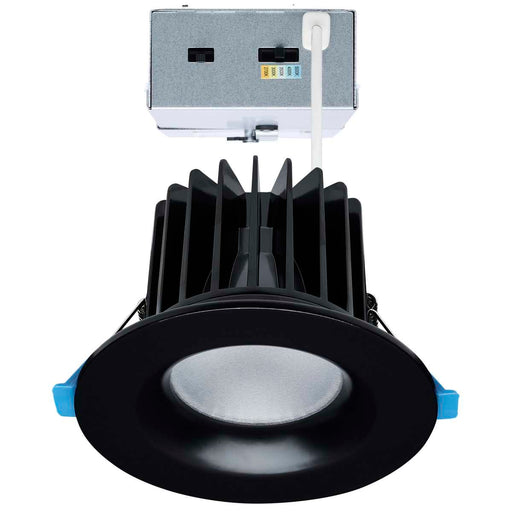 Remote Driver LED Downlight Satco S11671 16/20/24 Watt LED Remote Driver Downlight - 27K/30K/35K/40K/50K CCT - Field Selectable - Round - Black Finish - Dual Dimming - 120-277 Volt Satco
