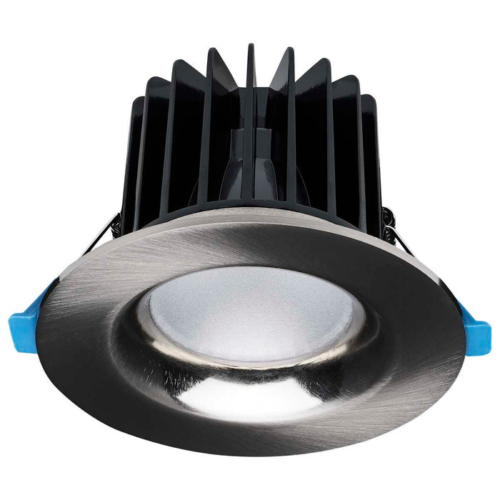 Remote Driver LED Downlight Satco S11672 16/20/24 Watt LED Remote Driver Downlight - 27K/30K/35K/40K/50K CCT - Field Selectable - Round - Brushed Nickel Finish - Dual Dimming - 120-277 Volt Satco