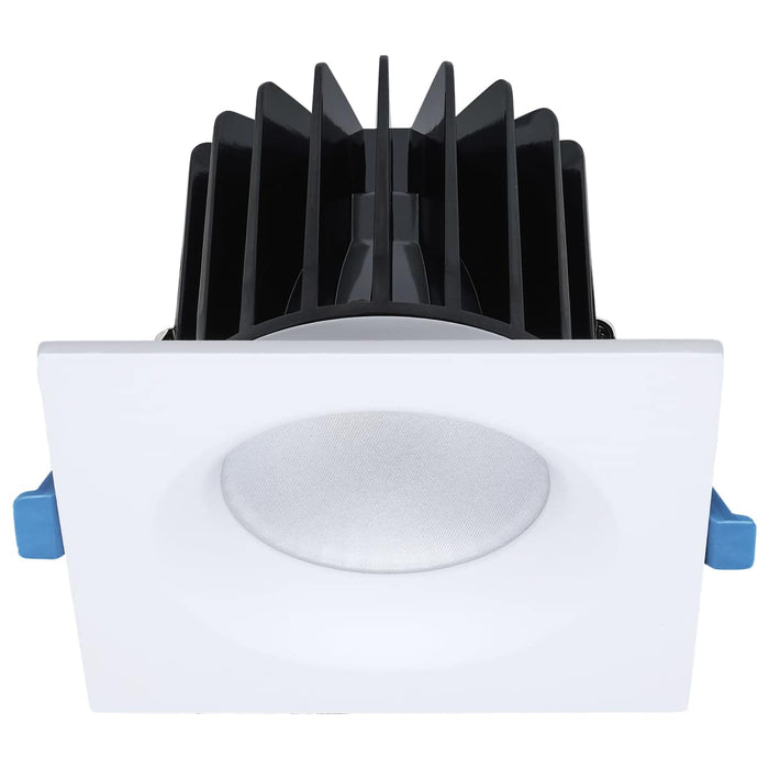Remote Driver LED Downlight Satco S11673 16/20/24 Watt LED Remote Driver Downlight - 27K/30K/35K/40K/50K CCT - Field Selectable - Square - White Finish - Dual Dimming - 120-277 Volt Satco