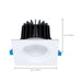 Remote Driver LED Downlight Satco S11673 16/20/24 Watt LED Remote Driver Downlight - 27K/30K/35K/40K/50K CCT - Field Selectable - Square - White Finish - Dual Dimming - 120-277 Volt Satco