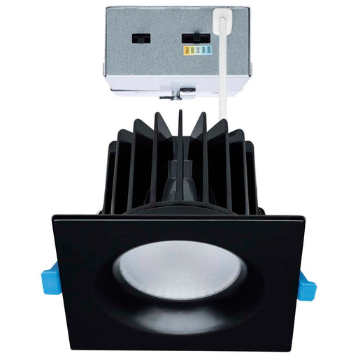 Remote Driver LED Downlight Satco S11674 16/20/24 Watt LED Remote Driver Downlight - 27K/30K/35K/40K/50K CCT - Field Selectable - Square - Black Finish - Dual Dimming - 120-277 Volt Satco