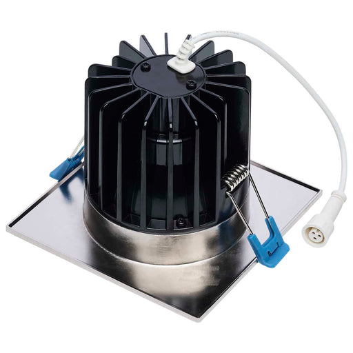 Remote Driver LED Downlight Satco S11675 16/20/24 Watt LED Remote Driver Downlight - 27K/30K/35K/40K/50K CCT - Field Selectable - Square - Brushed Nickel Finish - Dual Dimming - 120-277 Volt Satco
