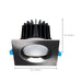 Remote Driver LED Downlight Satco S11675 16/20/24 Watt LED Remote Driver Downlight - 27K/30K/35K/40K/50K CCT - Field Selectable - Square - Brushed Nickel Finish - Dual Dimming - 120-277 Volt Satco