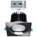 Remote Driver LED Downlight Satco S11675 16/20/24 Watt LED Remote Driver Downlight - 27K/30K/35K/40K/50K CCT - Field Selectable - Square - Brushed Nickel Finish - Dual Dimming - 120-277 Volt Satco