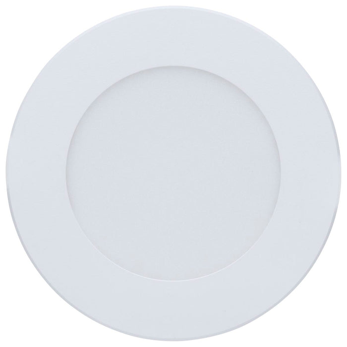 Remote Driver LED Downlight Satco S11680 8 Watt LED Direct Wire Performer Series Downlight - Remote Driver - 4 Inch - 27K/3K/35K/4K/5K CCT Selectable - Round - Flat Face - White Finish Satco