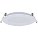 Remote Driver LED Downlight Satco S11680 8 Watt LED Direct Wire Performer Series Downlight - Remote Driver - 4 Inch - 27K/3K/35K/4K/5K CCT Selectable - Round - Flat Face - White Finish Satco